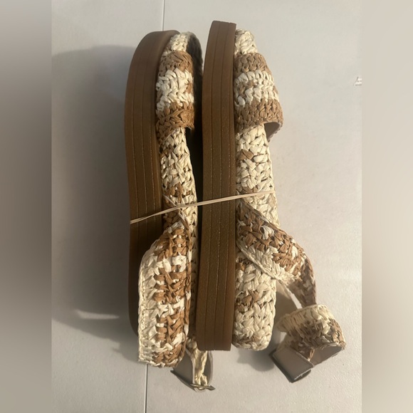 Free People Roma Raffia Sandals - Picture 4 of 6